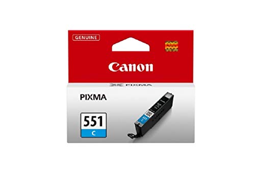 Canon CLI-551 C - 6509B001 - 1 x Cyan - Ink tank - For PIXMA iP8750,iX6850,MG5550,MG5650,MG5655,MG6450,MG6650,MG7150,MG7550,MX725,MX925