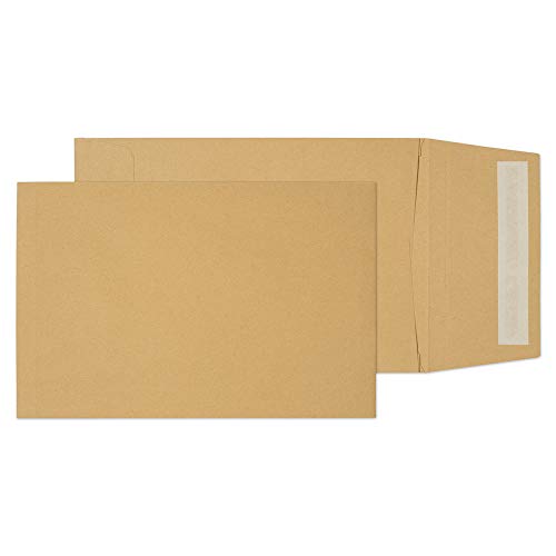 Best Value Blake Purely Packaging C5 229 x 162 x 25 mm 120 gsm Gusset Pocket Peel & Seal Envelopes (5000) Manilla - Pack of 125