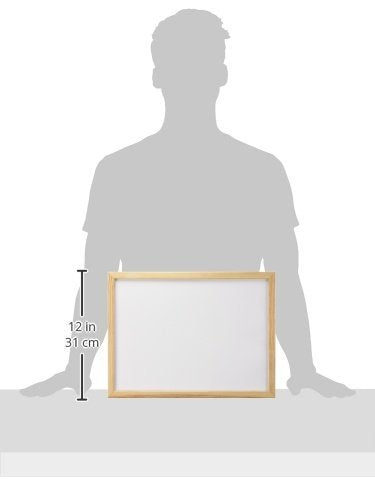 Best Value Q Connect 400x300mm Wooden Frame Whiteboard