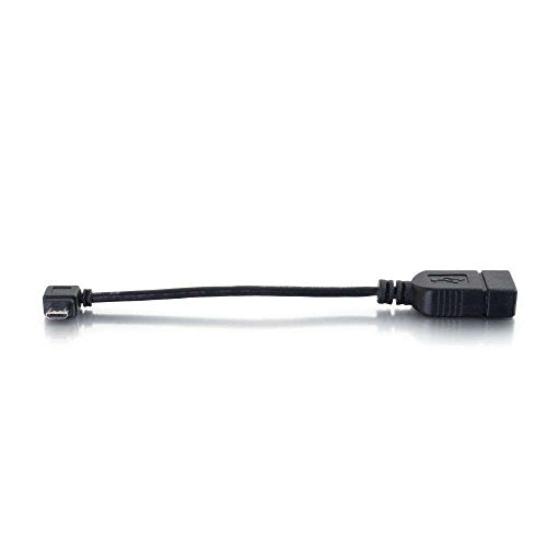 C2G Mobile Device USB Micro-B to USB Device OTG Adapter Cable - USB adapter - USB (M) to Micro-USB Type B (F) - 15 cm - black