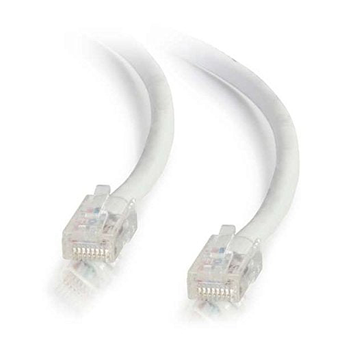 C2G Cat5e Non-Booted Unshielded (UTP) Network Patch Cable - Patch cable - RJ-45 (M) to RJ-45 (M) - 15 m - UTP - CAT 5e - stranded, uniboot - white