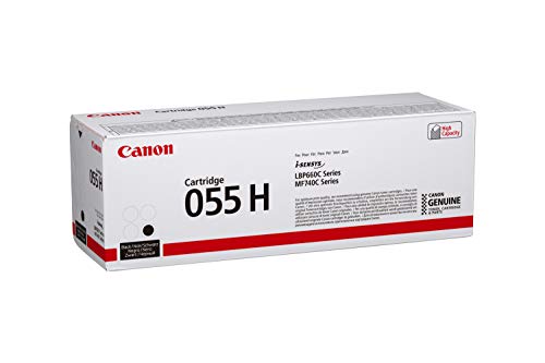 Canon 055 H - High capacity - black - original - toner cartridge - for imageCLASS LBP664, MF745, i-SENSYS LBP663, LBP664, MF742, MF744, MF746, Satera LBP662