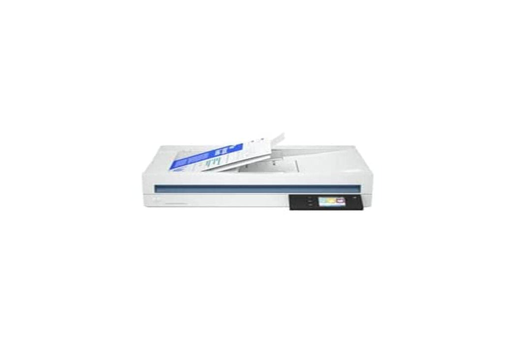 HP Scanjet Pro N4600 fnw1 - Document scanner - Contact Image Sensor (CIS) - Duplex - 216 x 5362 mm - 600 dpi x 1200 dpi - up to 40 ppm (mono) / up to 40 ppm (colour) - ADF (100 sheets) - up to 6000 scans per day - USB 3.0, Gigabit LAN, Wi-Fi(n)