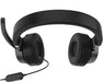 Lenovo Go - Headset - on-ear - wired - active noise cancelling - USB-C - thunder black - Certified for Skype for Business, Certified for Microsoft Teams - for IdeaPad S340-14, ThinkCentre M80s Gen 3, M90a Gen 3, M90a Pro Gen 3, M90t Gen 3, V15 IML