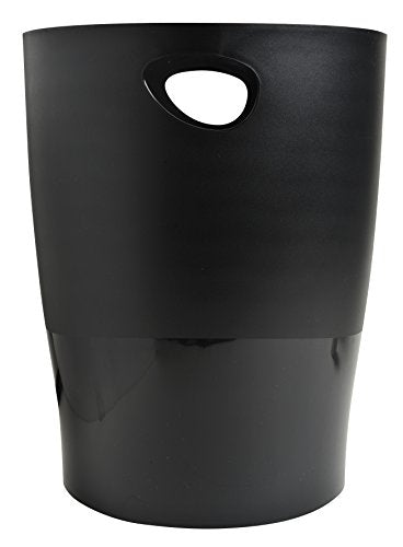 Best Value Exacompta ECOBlack Ecobin Waste Paper Bin - Black