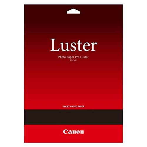 Canon Photo Paper Pro Luster LU-101 - Luster - 260 micron - A4 (210 x 297 mm) - 260 g/m - 20 sheet(s) photo paper - for PIXMA PRO-1, PRO-10, PRO-100