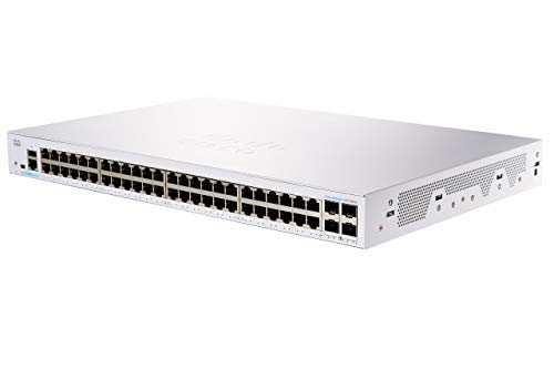 Cisco Business 250 Series 250-48T-4X - Switch - L3 - smart - 48 x 10/100/1000 + 4 x 10 Gigabit SFP+ - rack-mountable