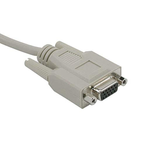 C2G Economy - VGA extension cable - HD-15 (VGA) (M) to HD-15 (VGA) (F) - 5 m - molded, thumbscrews