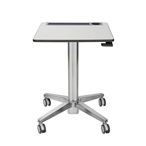 Ergotron LearnFit Adjustable - Table - mobile - school - rectangular - white