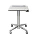 Ergotron LearnFit Sit-Stand Desk - Table - mobile - rectangular - white silver