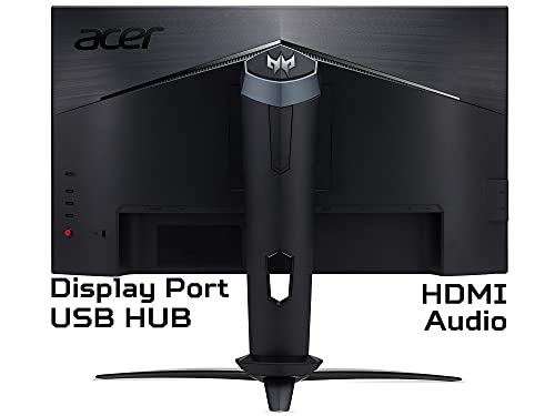 Acer Predator XB253QGX 24.5 Inch 1920 x 1080 Pixels Full HD Resolution 1ms Response Time DisplayHDR 400 HDMI DisplayPort LED Gaming Monitor