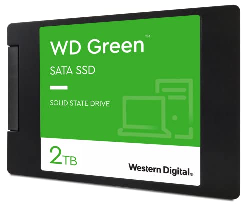 WD Green SSD WDS200T2G0A - Solid state drive - 2 TB - internal - 2.5" - SATA 6Gb/s -