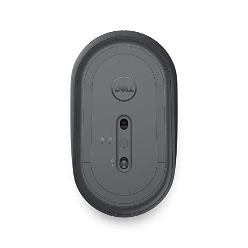 Dell MS3320W - Mouse - optical - 3 buttons - wireless - 2.4 GHz, Bluetooth 5.0 - titan grey - with 3 years Advanced Exchange Service - for Latitude 3120, 53XX, 54XX, 5520, 7320, 7420, 7520, 9420 2-in-1, 94XX, 95XX, OptiPlex 3280