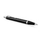 Best Value Parker IM Ballpoint Pen, Black Lacquer Chrome Trim with Medium Point Blue Ink Refill (1931665)