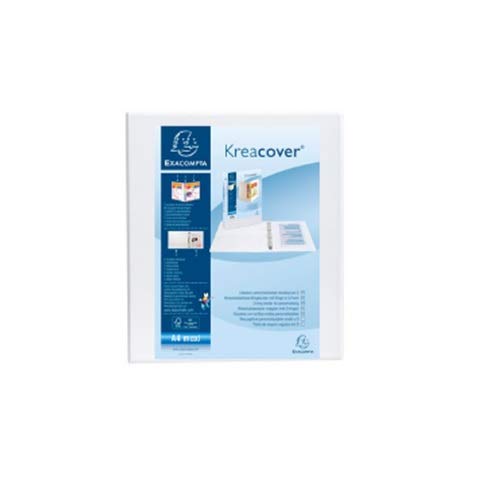 Best Value Exacompta 51826E 25 mm D-Ring Binder - White (Pack of 10)