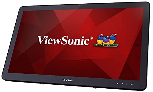 Viewsonic TD2430 - LED monitor - 24" (23.6" viewable) - touchscreen - 1920 x 1080 Full HD (1080p) - VA - 3000:1 - HDMI, VGA, DisplayPort - speakers