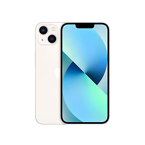 Apple iPhone 13 - Smartphone - dual-SIM - 5G NR - 256 GB - 6.1" - 2532 x 1170 pixels (460 ppi) - Super Retina XDR Display - 2x rear cameras 12 MP front camera - starlight