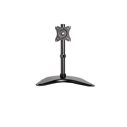 NewStar NeoMounts Tilt/Turn/Rotate Desk Mount (stand, clamp & grommet) for 10-30" Monitor Screen, Height Adjustable - Black - Desk mount for LCD display - black - screen size: 10"-30"