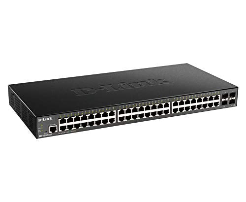 D-Link DGS 1250-52X - Switch - L3 Lite - smart - 48 x 10/100/1000 + 4 x 10 Gigabit SFP+ - rack-mountable