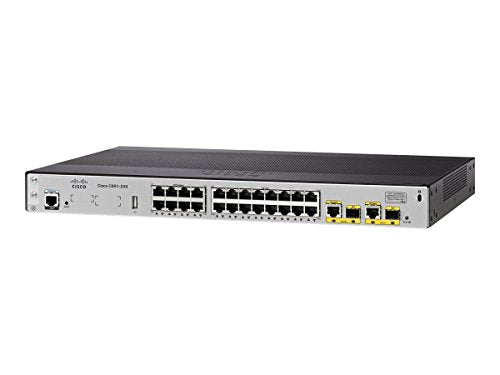 Cisco 891-24X - Router - 24-port switch - GigE - WAN ports: 2 - rack-mountable