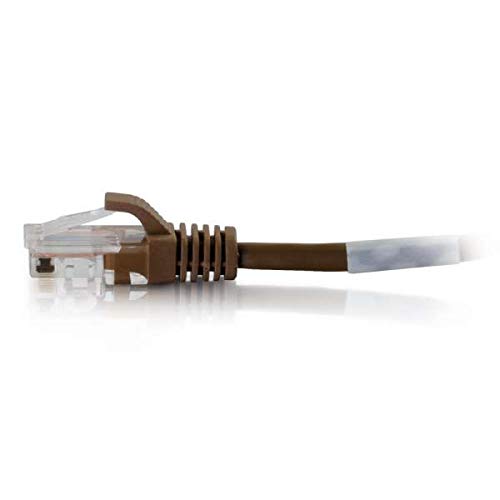 C2G Cat5e Booted Unshielded (UTP) Network Patch Cable - Patch cable - RJ-45 (M) to RJ-45 (M) - 10 m - UTP - CAT 5e - molded, snagless, stranded - brown