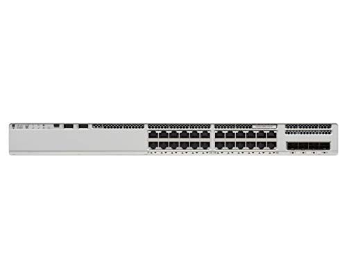 Cisco Catalyst 9200L - Network Advantage - switch - L3 - 24 x 10/100/1000 (PoE+) + 4 x 10 Gigabit SFP+ (uplink) - rack-mountable - PoE+ (740 W)