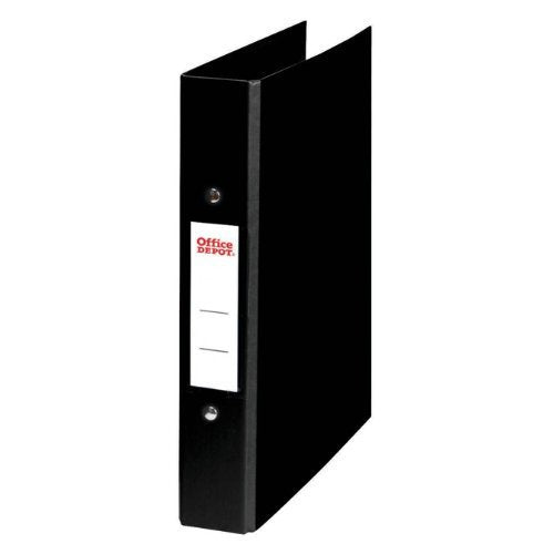 Best Value 2 Ring A5 Plastic Ring Binder - Black - Single