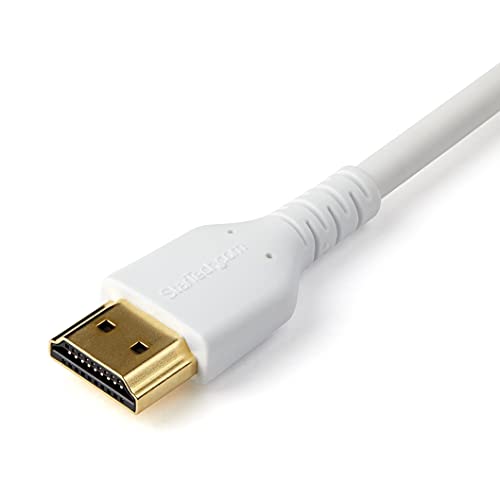 StarTech 1m Premium Certified High Speed 4K 60Hz HDR HDMI 2.0 Cable with Ethernet White