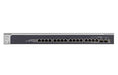 NETGEAR Smart XS716T - Switch - L3 Lite - smart - 16 x 10GBase-T + 2 x shared 10 Gigabit SFP+ - desktop, rack-mountable