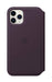 Apple Folio - Flip cover for mobile phone - leather - aubergine - for iPhone 11 Pro