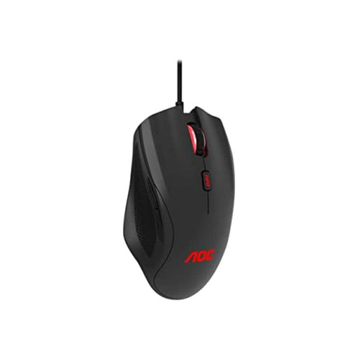 AOC Gaming GM200 - Mouse - ergonomic - right-handed - optical - 6 buttons - wired - USB 2.0