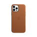 Apple Case with MagSafe - Back cover for mobile phone - leather - saddle brown - for iPhone 12 Pro Max