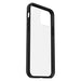 OtterBox React Series - Back cover for mobile phone - black crystal - for Apple iPhone 12, 12 Pro