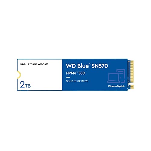 WD Blue SN570 NVMe SSD WDS200T3B0C - Solid state drive - 2 TB - internal - M.2 2280 - PCI Express 3.0 x4 (NVMe)