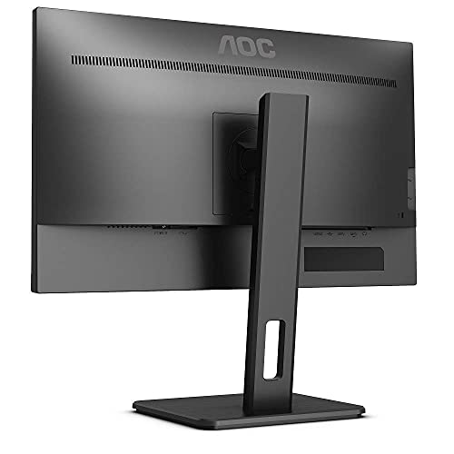 AOC Q24P2Q - LED monitor - 23.8" - 2560 x 1440 1440p (Quad HD) @ 75 Hz - IPS - 250 cd/m - 1000:1 - 4 ms - HDMI, VGA, DisplayPort - speakers - black