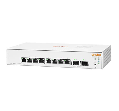 HPE Aruba Instant On 1930 8G 2SFP Switch - Switch - L3 - Managed - 8 x 10/100/1000 + 2 x Gigabit SFP - desktop