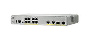 Cisco Catalyst 3560CX-8PC-S - Switch - Managed - 8 x 10/100/1000 (PoE+) + 2 x combo Gigabit SFP - desktop - PoE+ (240 W)