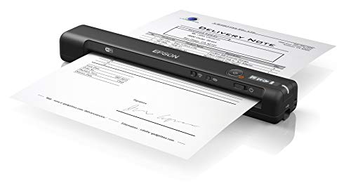 Epson WorkForce ES-60W - Sheetfed scanner - Contact Image Sensor (CIS) - A4 - 600 dpi x 600 dpi - up to 300 scans per day - USB 2.0, Wi-Fi(n)