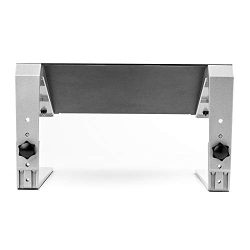 Adjustable Laptop Stand - Heavy Duty Steel & Aluminum - 3 Height Settings - Tilted - Ergonomic Laptop Riser for Desk (LTSTND)