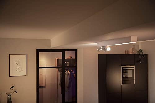 Philips Hue White and Color Ambiance Centris - Ceiling spot light - LED light bulb x 3 - GU10 - total: 17.1 W (equivalent 150 W) - class A - warm to cool white light - 2000-6500 K - white