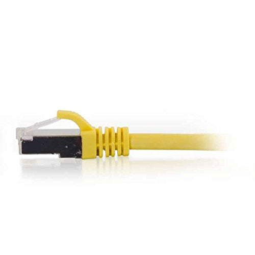 C2G Cat5e Booted Shielded (STP) Network Patch Cable - Patch cable - RJ-45 (M) to RJ-45 (M) - 1 m - STP - CAT 5e - molded - yellow