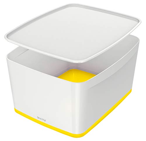 Leitz Mybox Large With Lid Wow White Yellow Dd