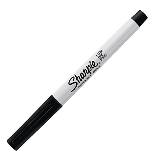 Sharpie Ultra Fine Permanent Marker Black Blister Pk2