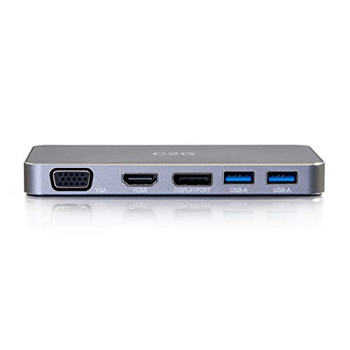 C2G - Docking station - USB-C - VGA, HDMI, DP