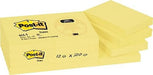 Best Value Post-it Recycled Notes Pad of 100 38x51mm Yellow Ref 653-1YE [Pack 12]