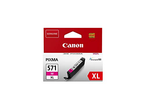 Canon CLI-571M XL - 11 ml - High Yield - magenta - original - ink tank - for PIXMA TS5051, TS5053, TS5055, TS6050, TS6051, TS6052, TS8051, TS8052, TS9050, TS9055