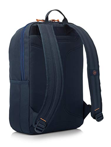 HP Commuter - Notebook carrying backpack - 15.6" - blue - for OMEN by HP 15, HP 14, 14s, 15, 15s, Chromebook 14, 14a, 15, Chromebook x2, x360, ENVY 13, ENVY x360 13, Pavilion 13, 14, 15, Pavilion Gaming 15, Pavilion x360 13, 14, 15, Spectre Folio 13, Spectre x360 13, 14, 15, Stream 11, 14, x360 13, 14, 15