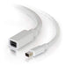 C2G 1m Mini DisplayPort Extension Cable M/F - White - DisplayPort extension cable - Mini DisplayPort (F) to Mini DisplayPort (M) - 1 m - white