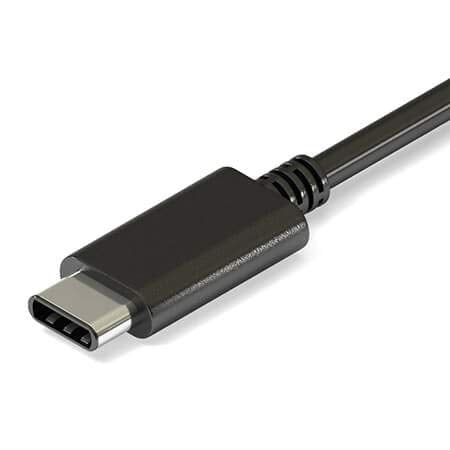 C2G 1ft USB-C to C 3.1 (Gen 2) Male to Female Extension Cable (10Gbps) - USB extension cable - USB-C (M) to USB-C (F) - USB 3.1 Gen 2 / Thunderbolt 3 - 3 A - 30 cm - molded - black