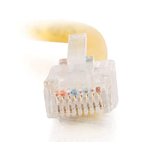 C2G Cat5e Non-Booted Unshielded (UTP) Network Crossover Patch Cable - Crossover cable - RJ-45 (M) to RJ-45 (M) - 1 m - UTP - CAT 5e - stranded, uniboot - yellow